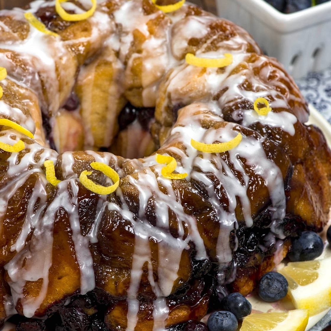 Blueberry Lemon Monkey Bread Recipe