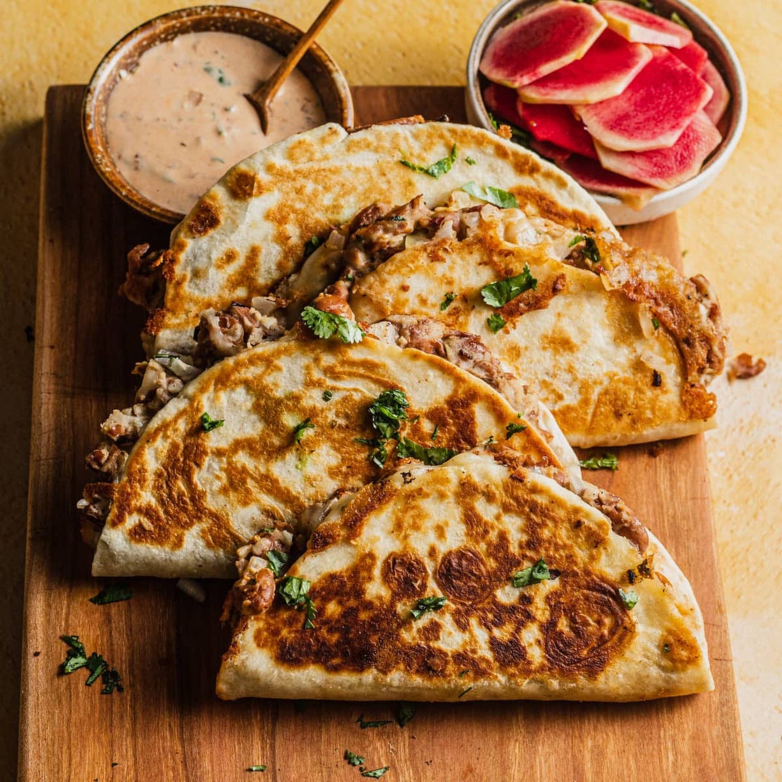 Bean and Cheese Tacos (Stovetop)