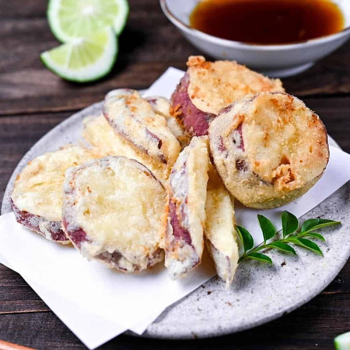 Sweet Potato Tempura (3 Japanese Ways to Make)