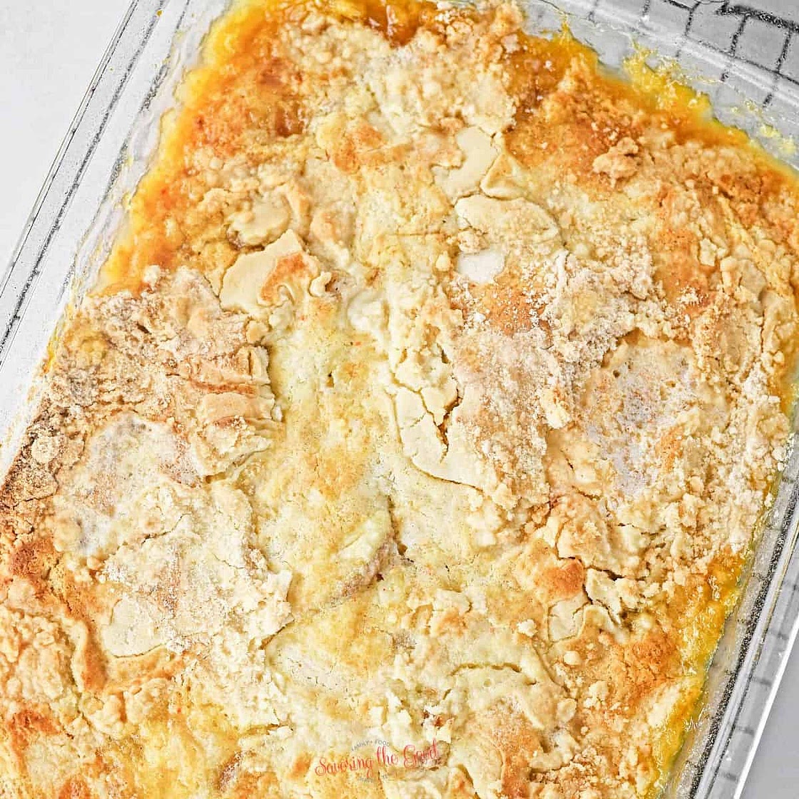 Peach Dump Cake With Yellow Cake Mix