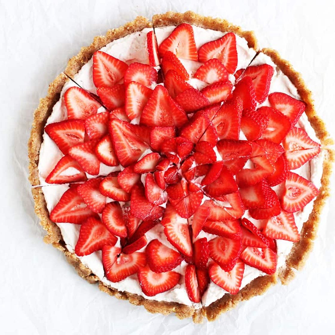 Strawberry Coconut Cream Pie
