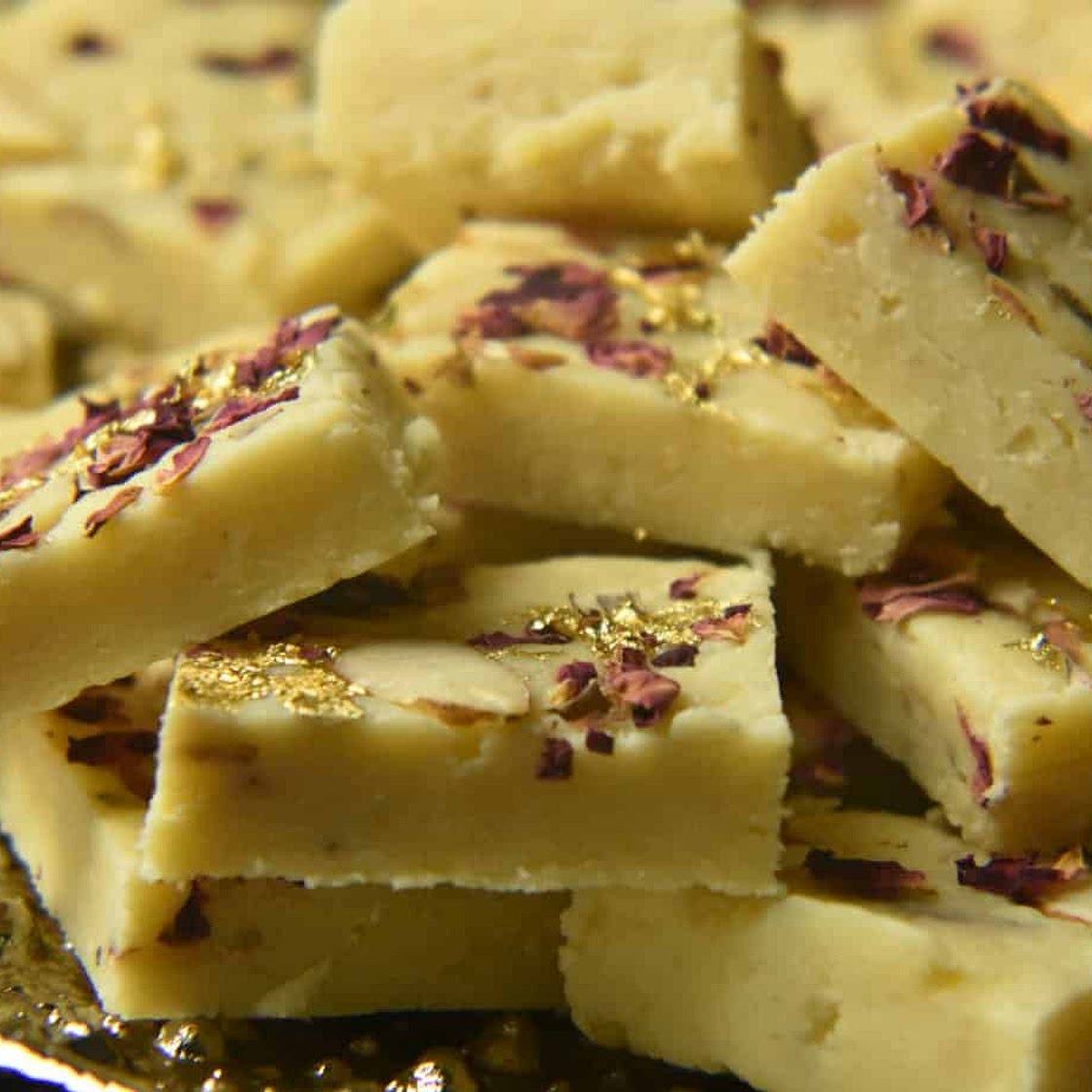 Easy Milk Barfi Recipe