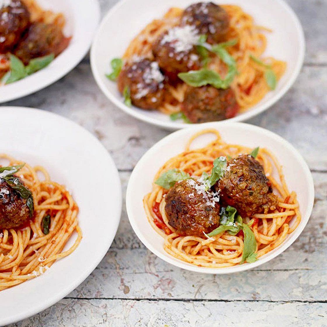 Meatballs & pasta