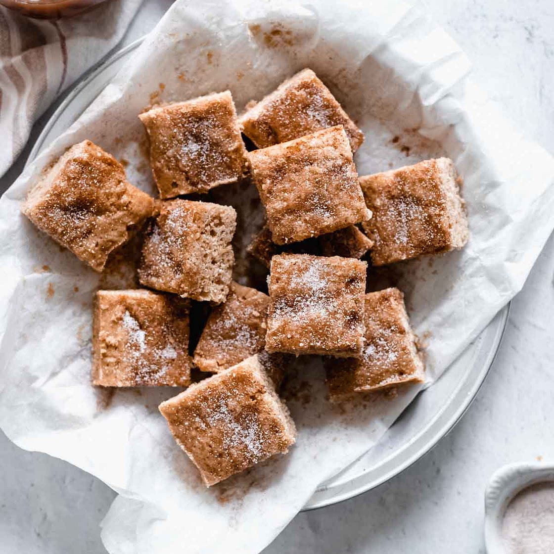 Apple Cider Donut Bars (or Blondies)