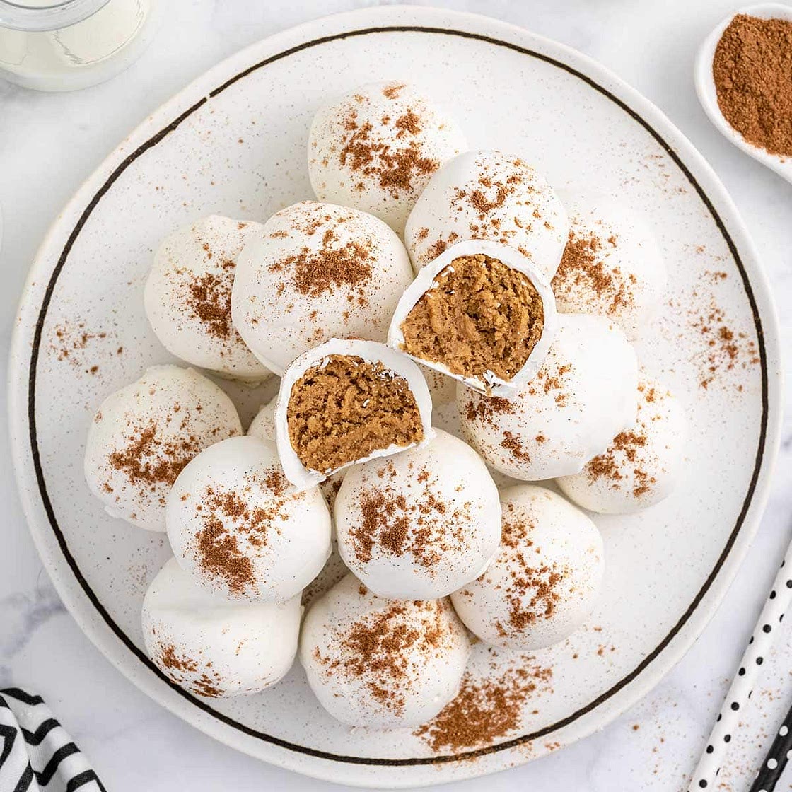 Pumpkin Spice Cheesecake Bites