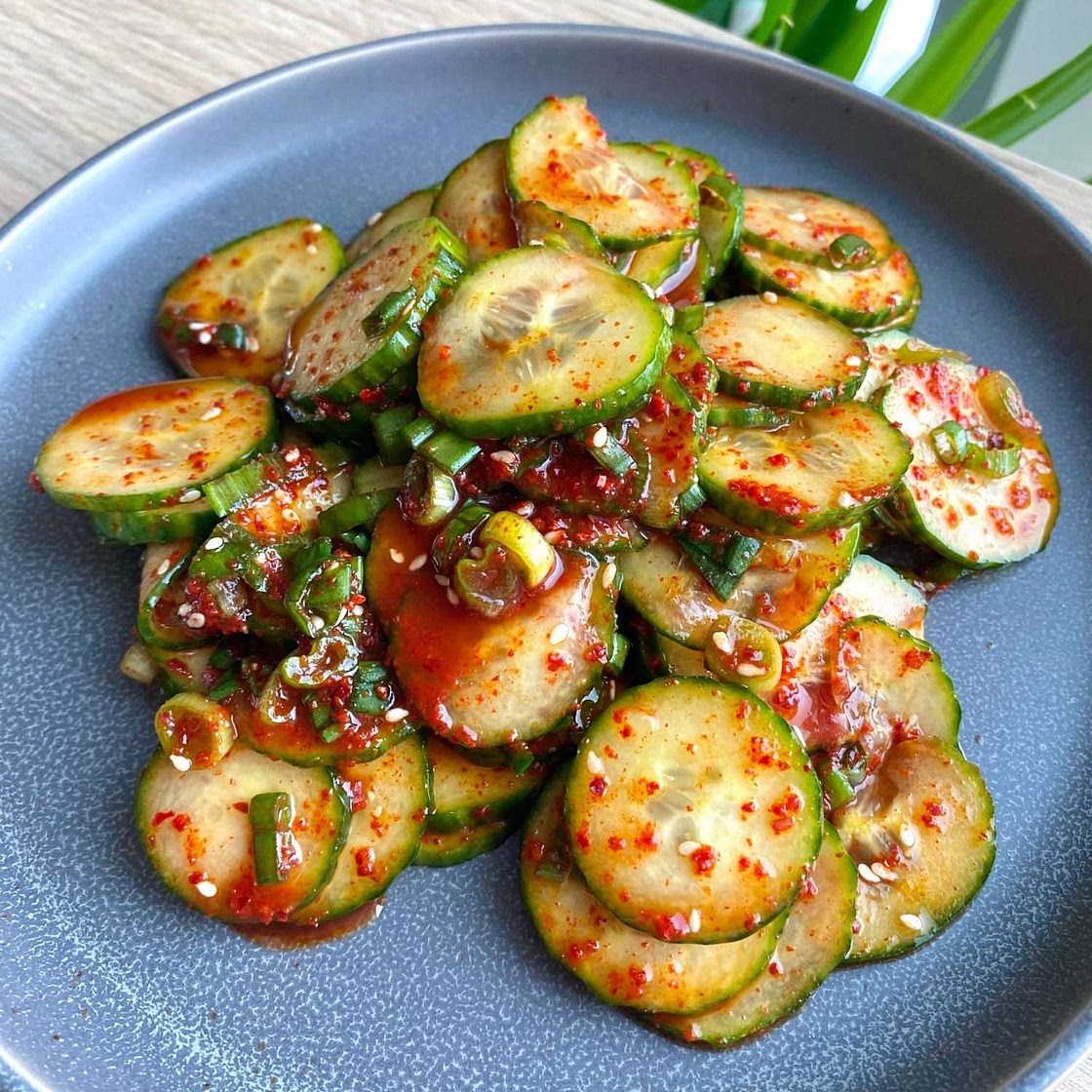 Korean Cucumber Salad (Oi Muchim)