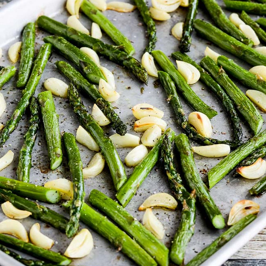 Roasted Asparagus with Garlic