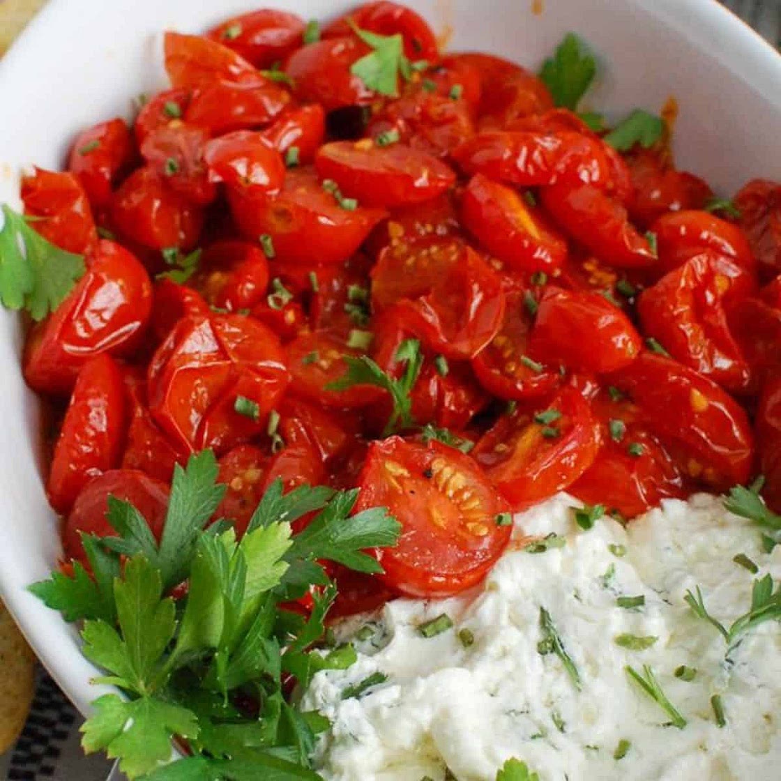 Goat Cheese and Roasted Tomato Dip