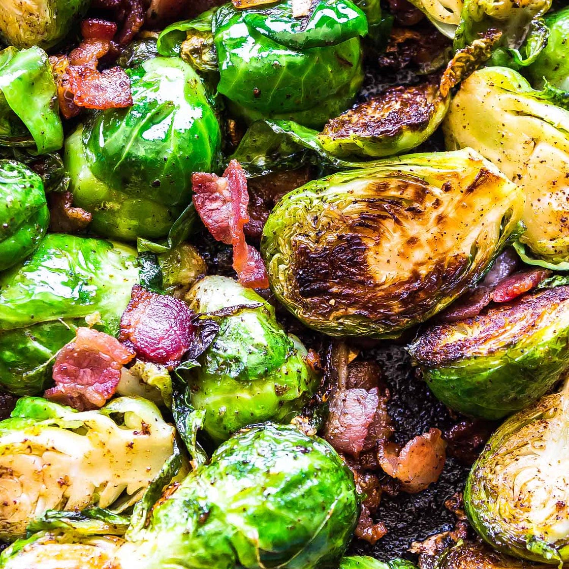 Keto Brussels Sprouts with Bacon