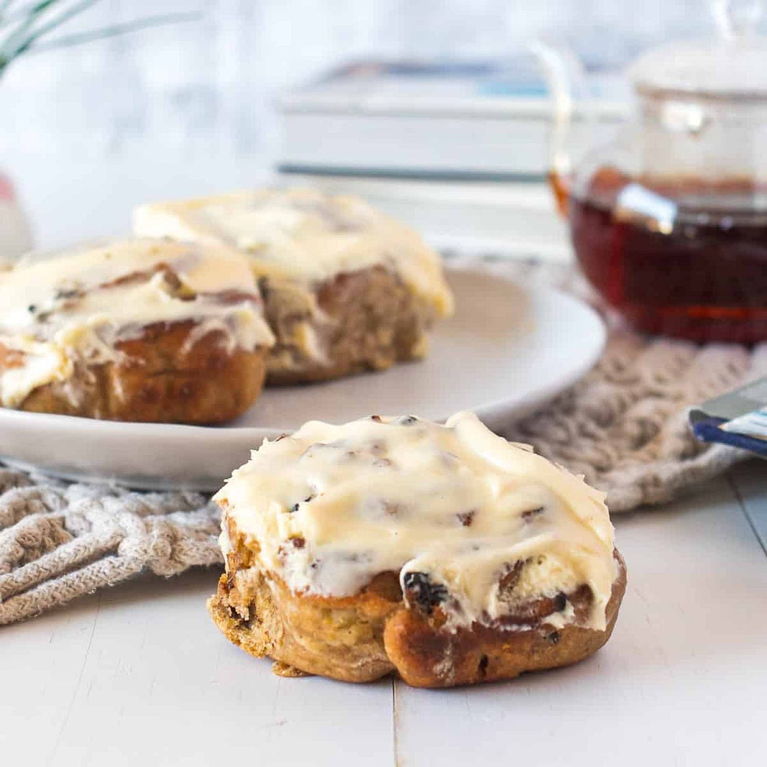 Cinnamon brioche rolls