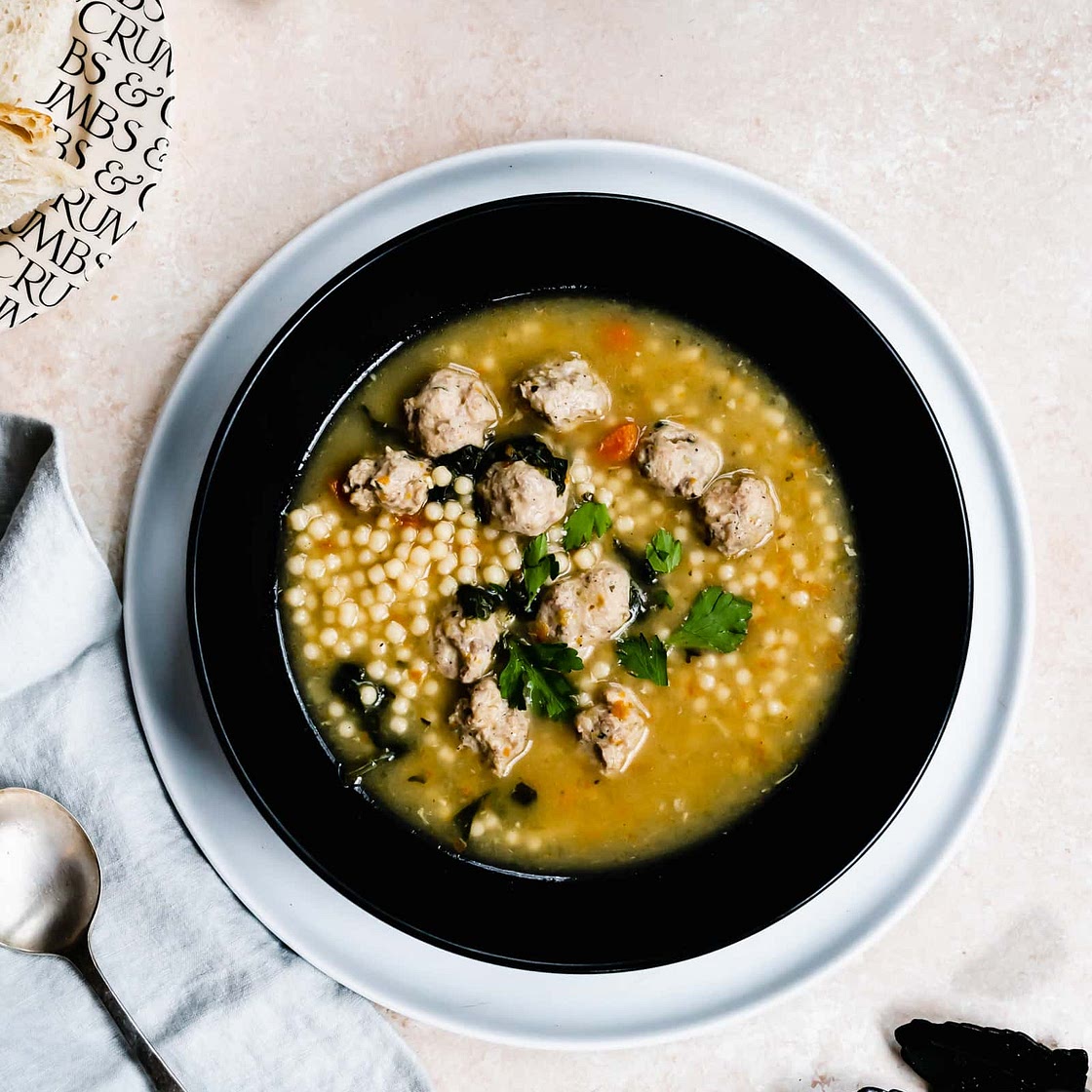 1-Hour Italian Wedding Soup with Meatballs