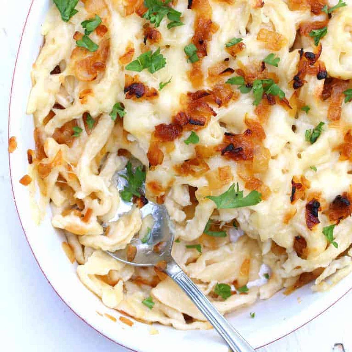 German Cheese Spaetzle (Schwäbische Käsespätzle)