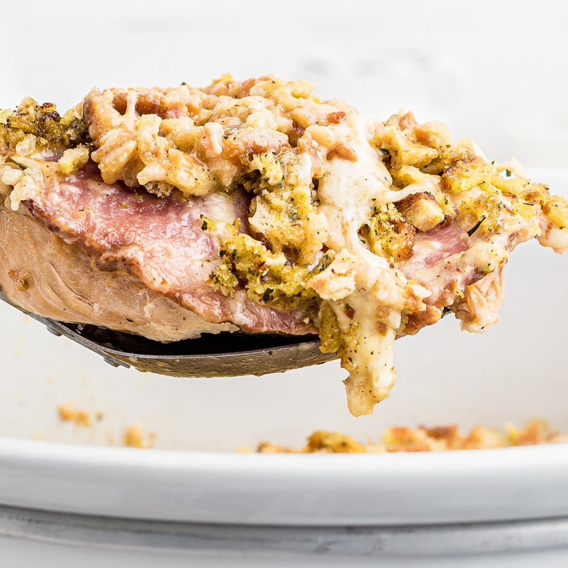 Slow Cooker Chicken Cordon Bleu Casserole