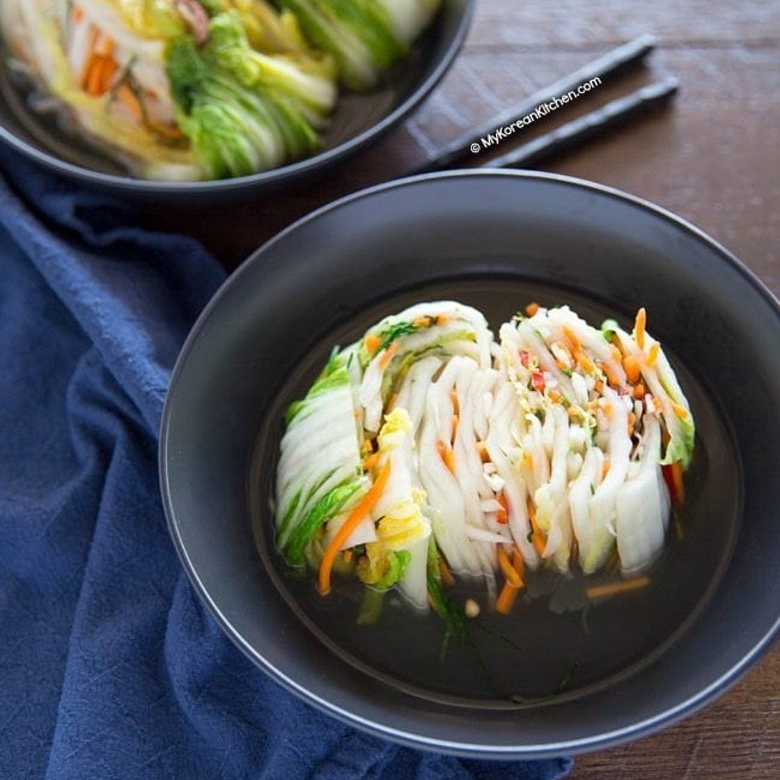 Non-Spicy White Kimchi (Baek Kimchi)