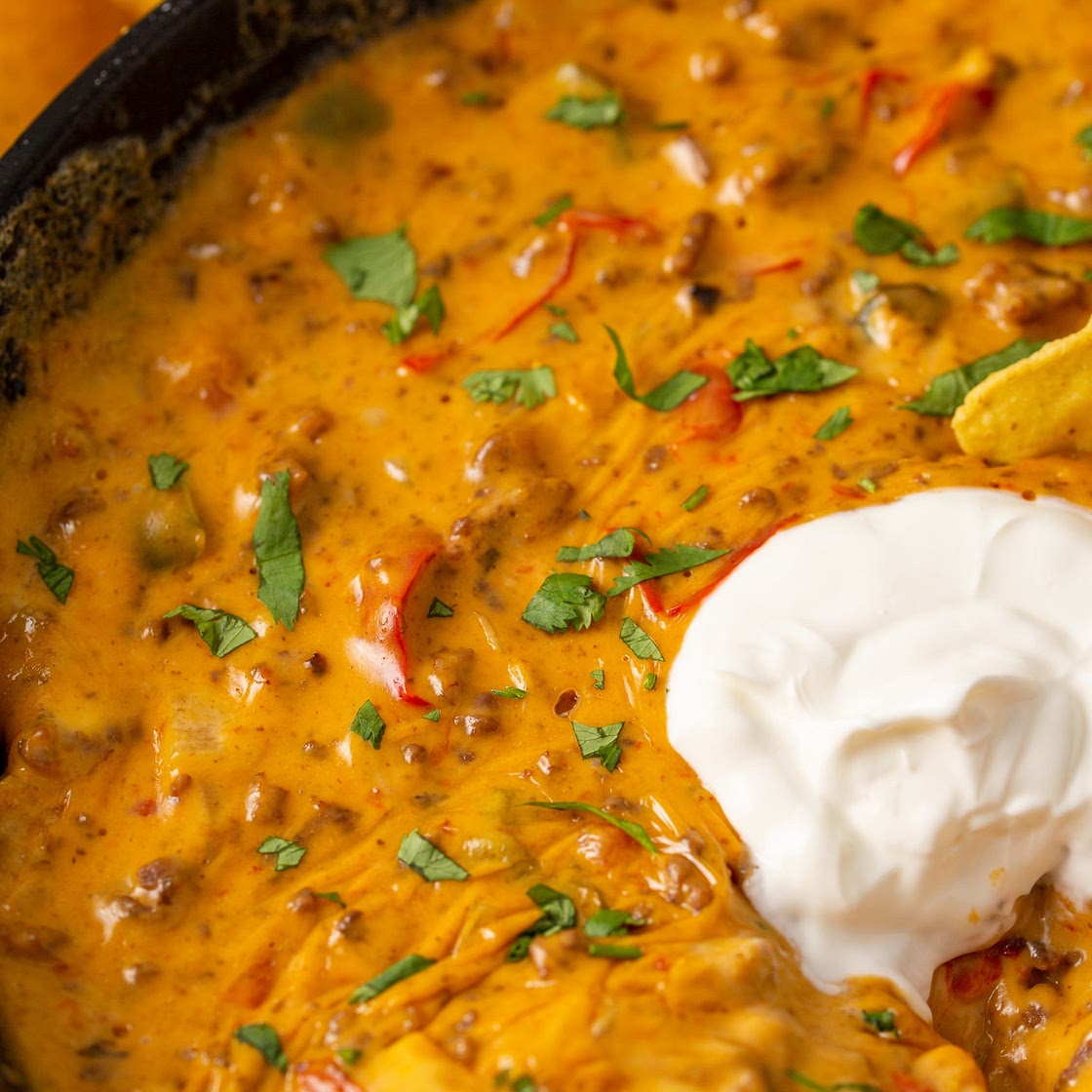 Hamburger Rotel Cheese Dip