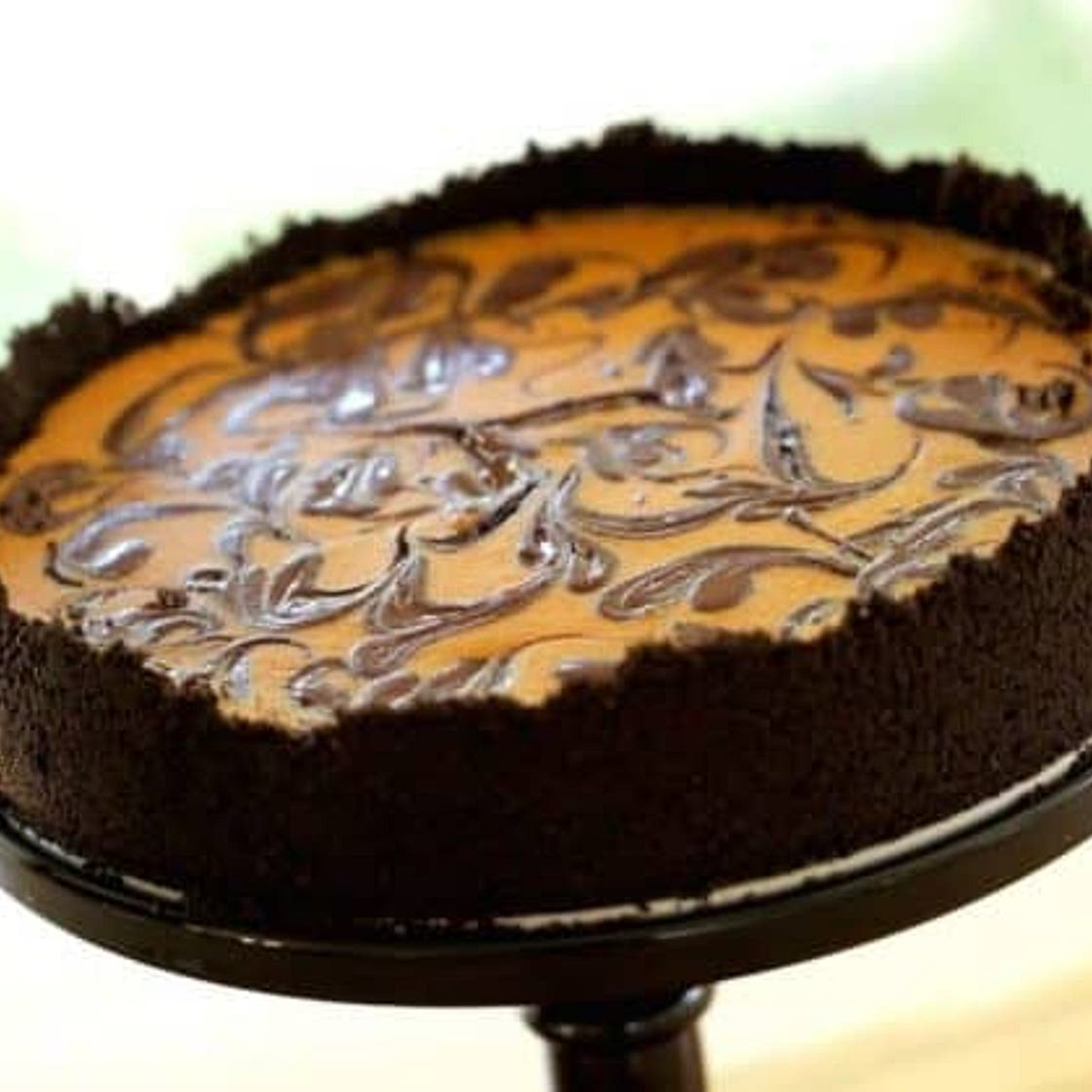 Chocolate Pumpkin Cheesecake