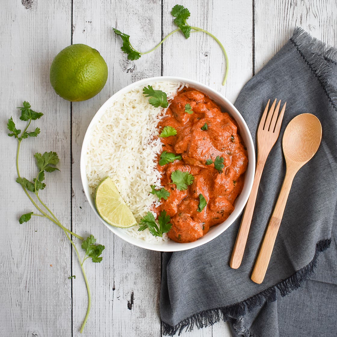 Dr. Rachel's Favorite Low-FODMAP Chicken Tikka Masala Recipe; Gluten-free