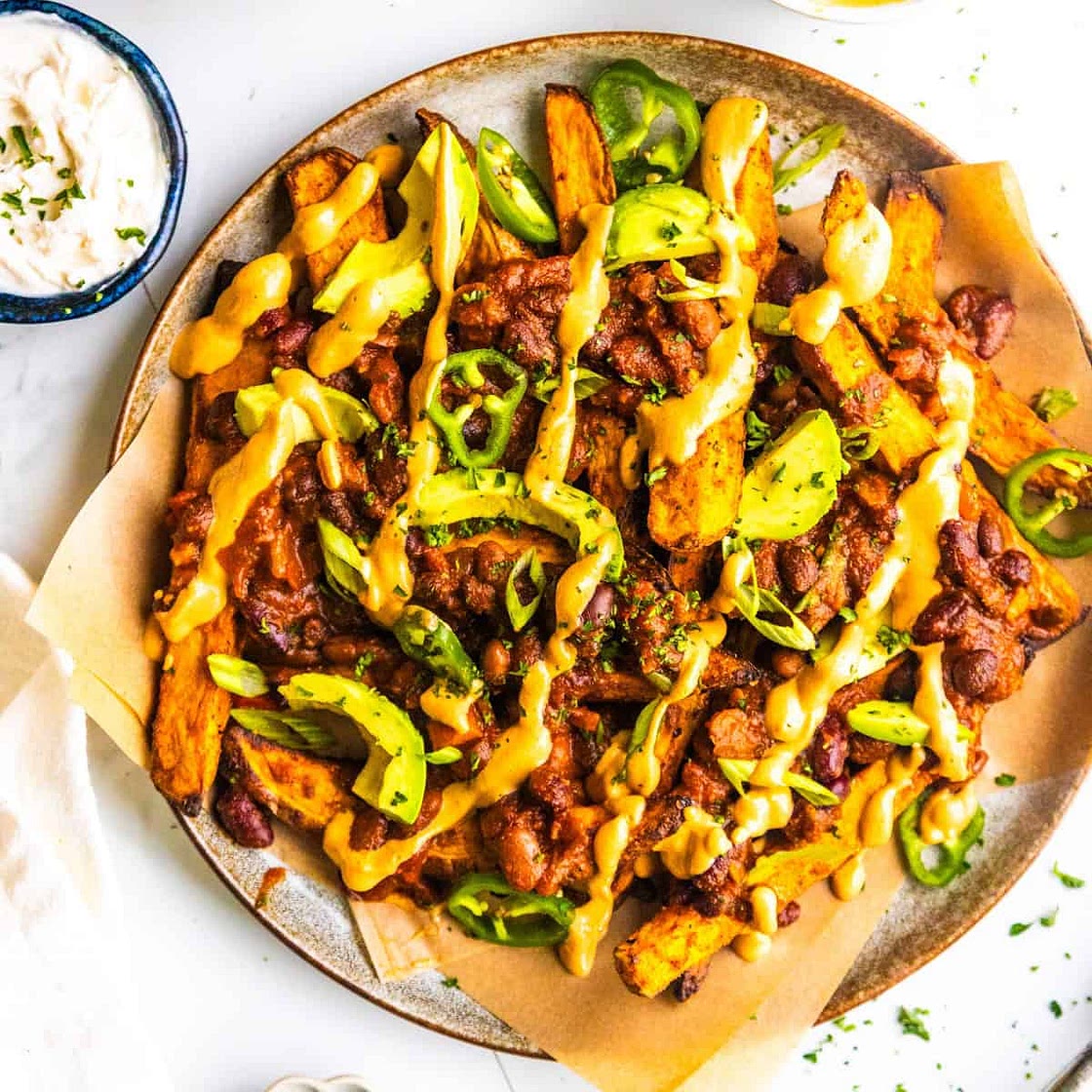 Loaded Sweet Potato Fries