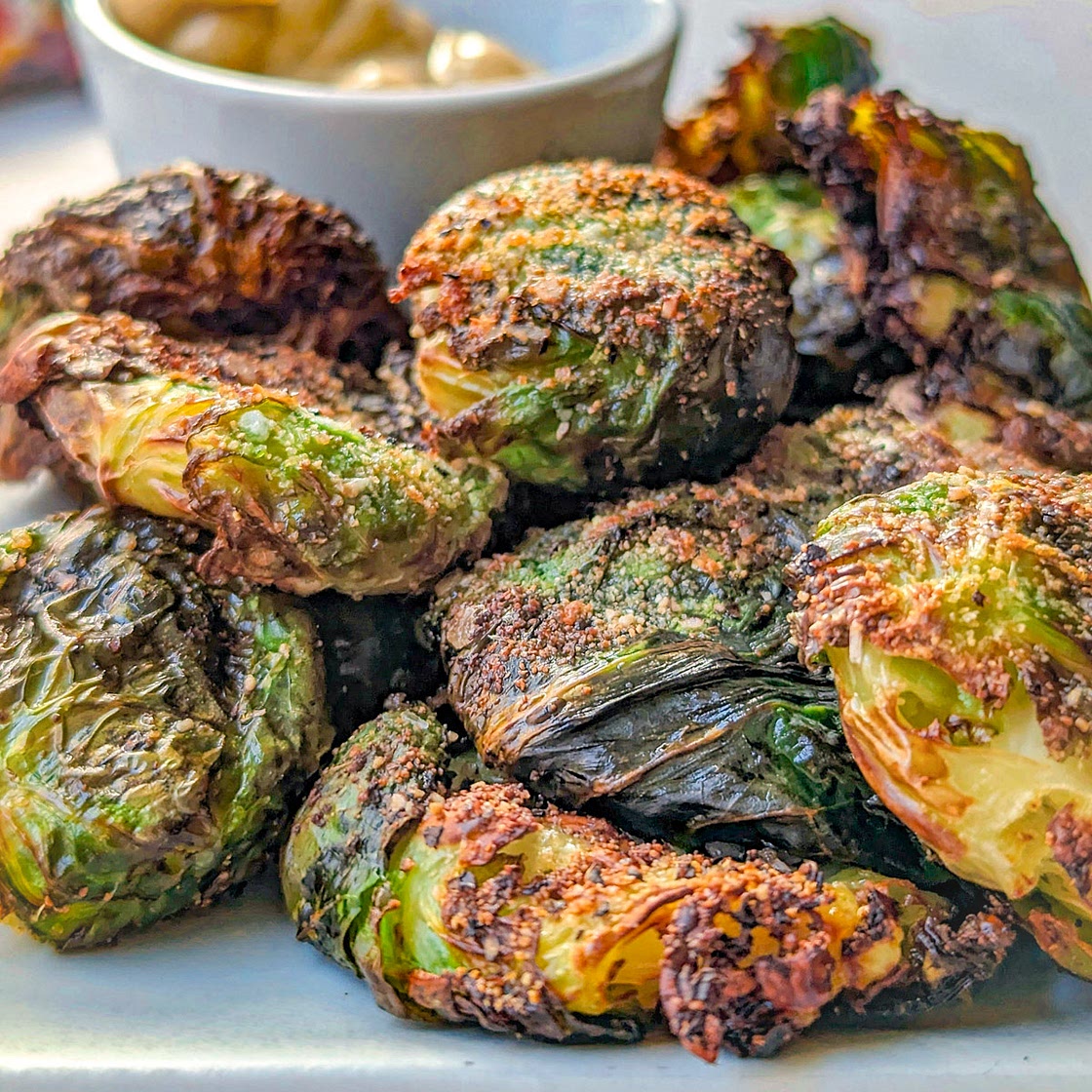 Air Fryer Smashed Brussel Sprouts