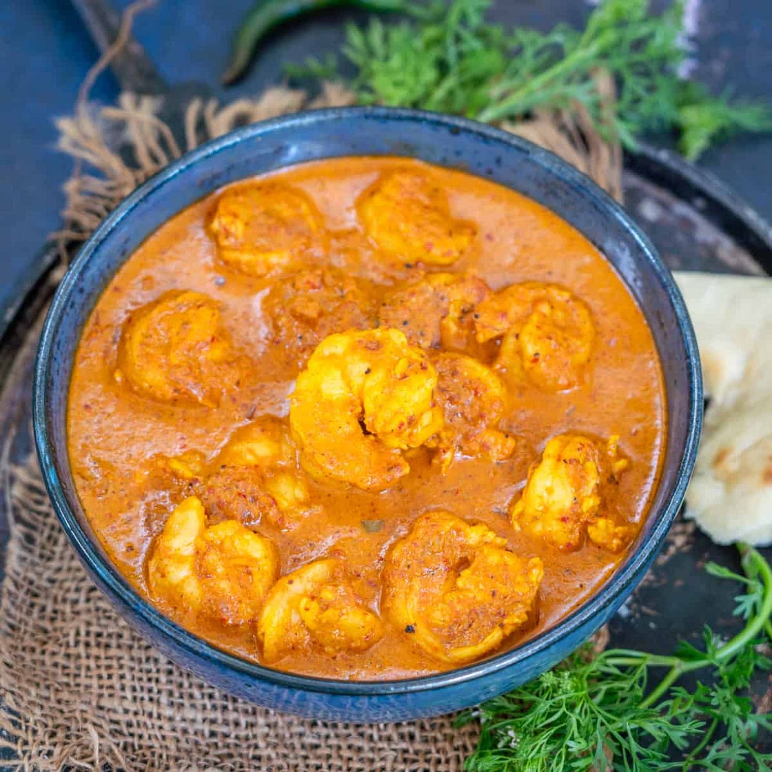 Goan Shrimp Curry Recipe (Goan Prawn Curry)