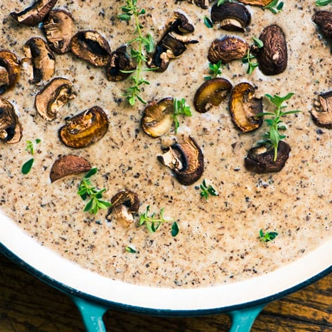 Mushroom and Brie Soup