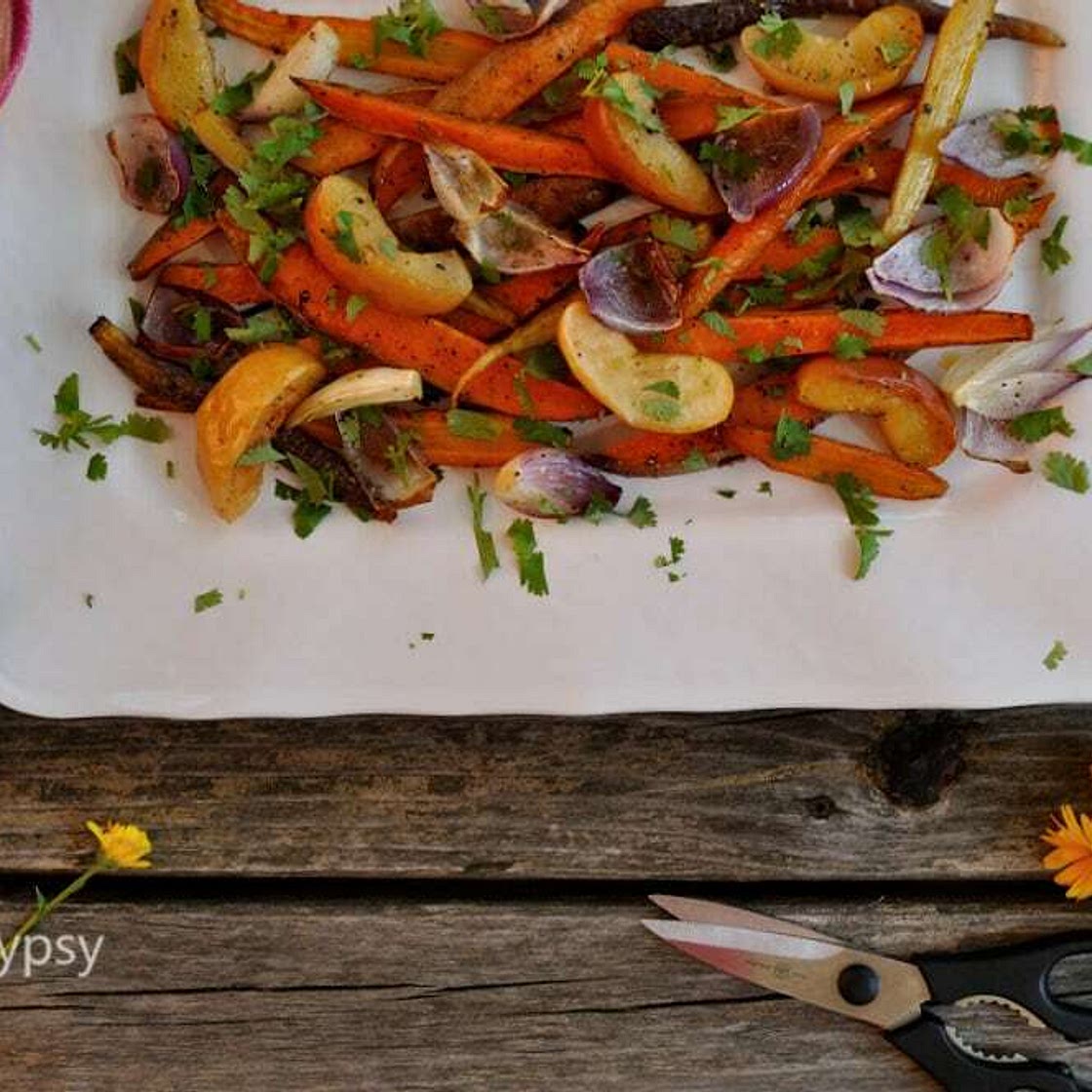 Roasted Roots & Apples