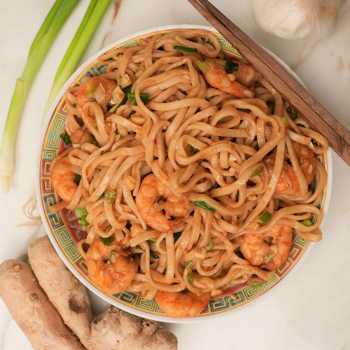 Garlic Shrimp Noodles