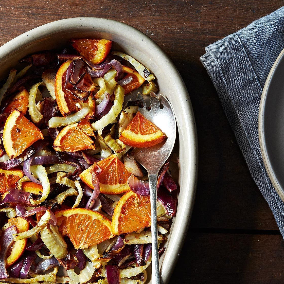 Molly Stevens' Roasted Fennel, Red Onion, and Orange Salad