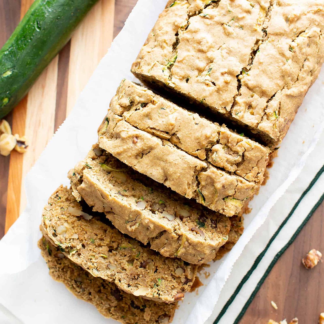 Irresistibly Moist Vegan Gluten Free Zucchini Bread Recipe (GF)