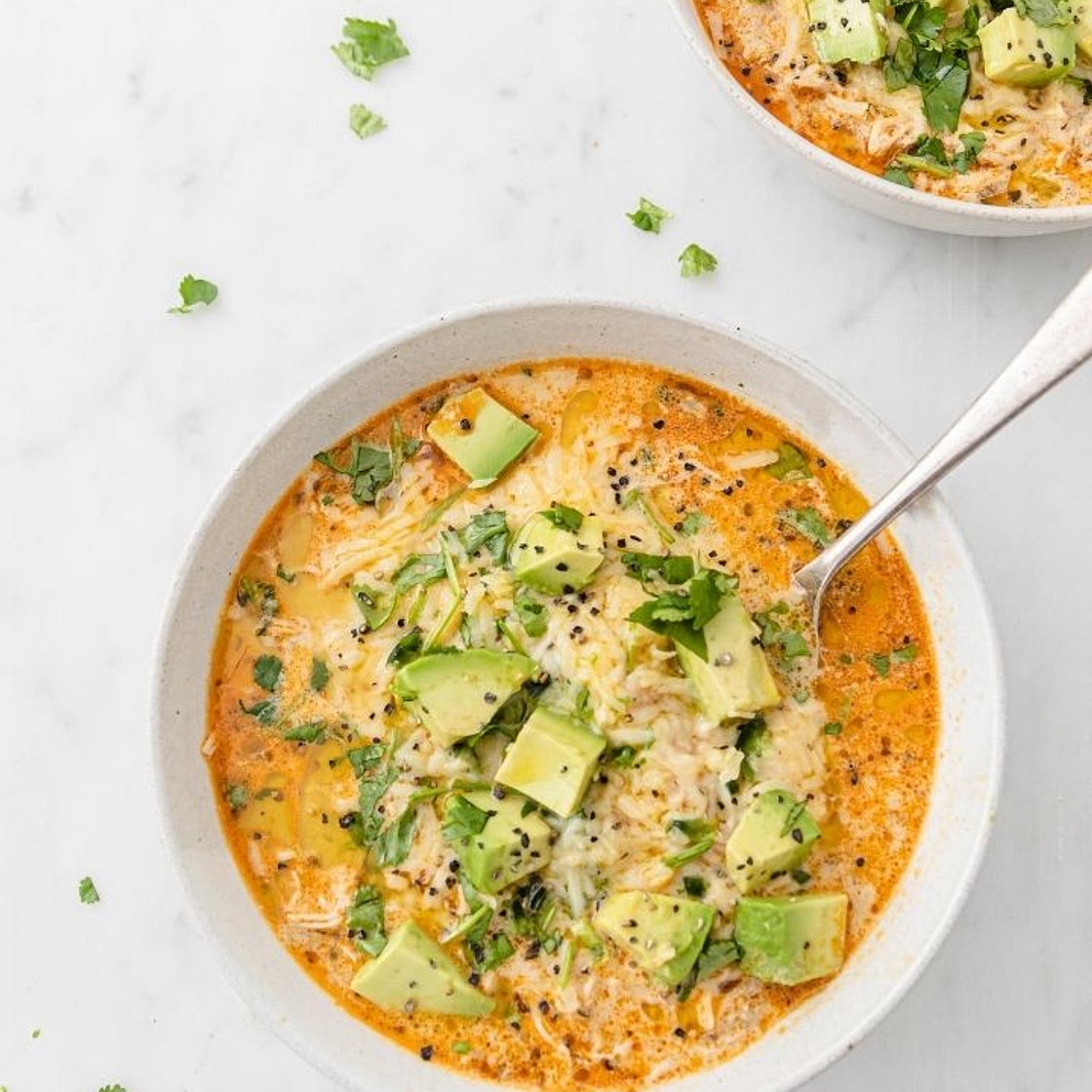 Keto Instant Pot White Chicken Chili