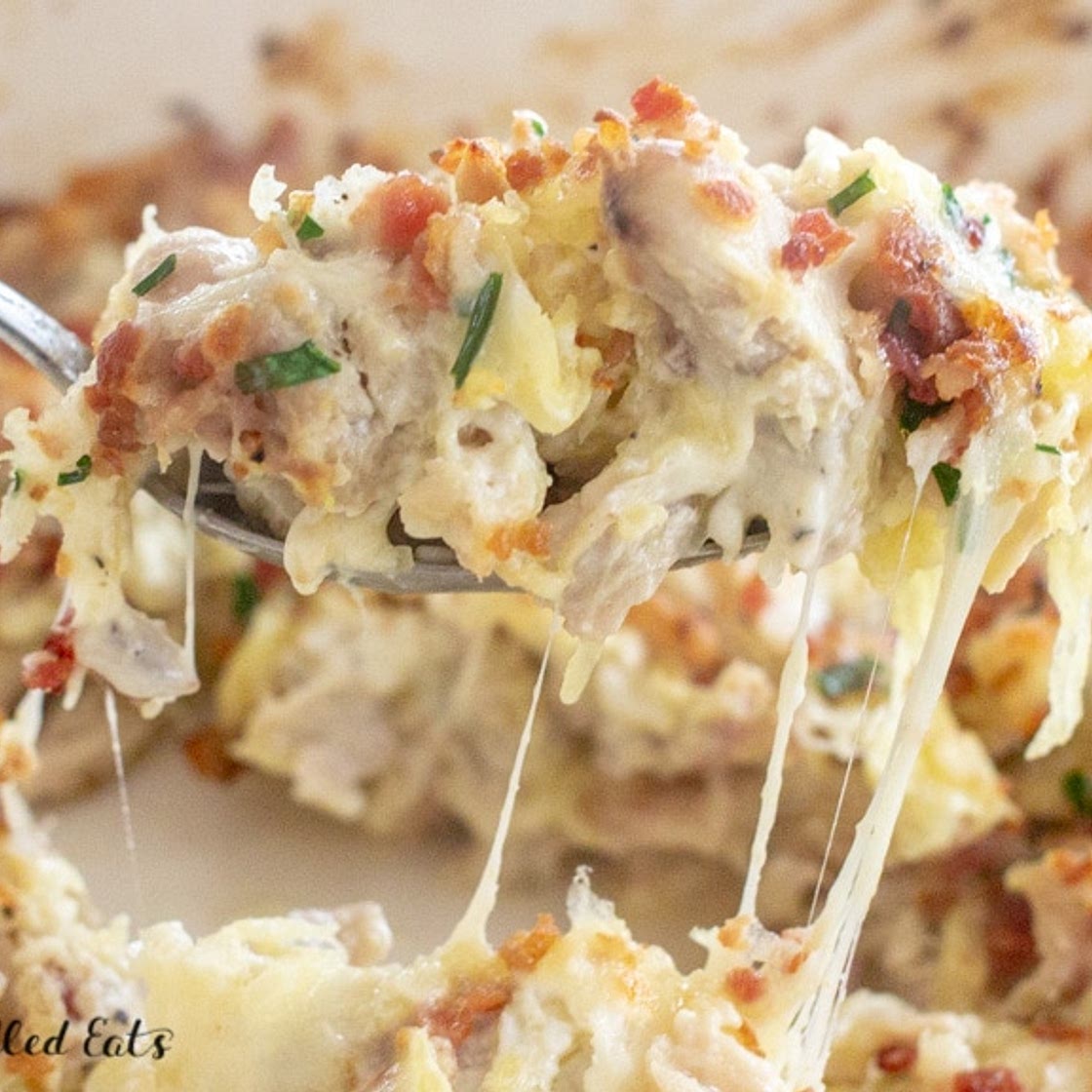 Keto Creamy Chicken Casserole
