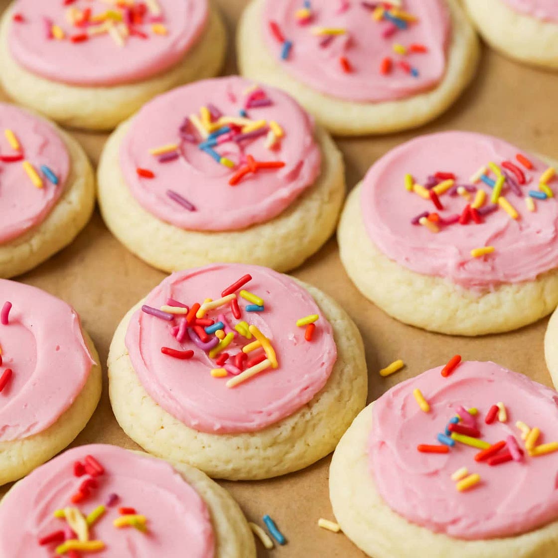 Soft Frosted Sugar Cookies