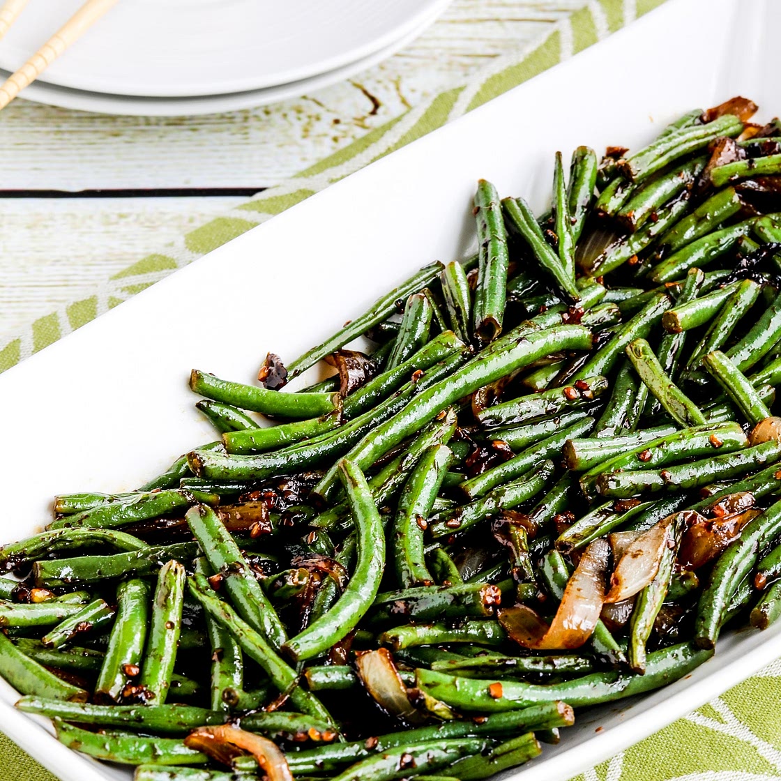 Garlicky Green Beans Stir Fry