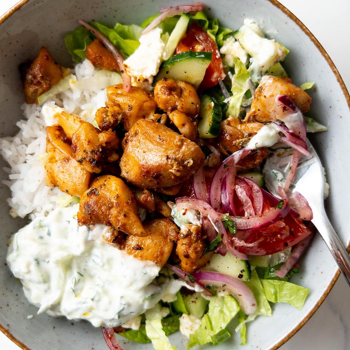 Greek-Style Chicken Bowls