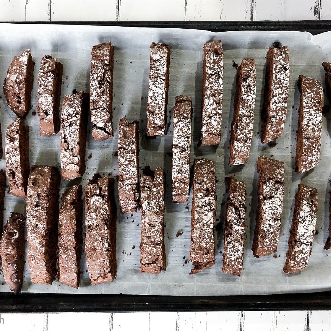 Christmas Double Chocolate Biscotti Recipe