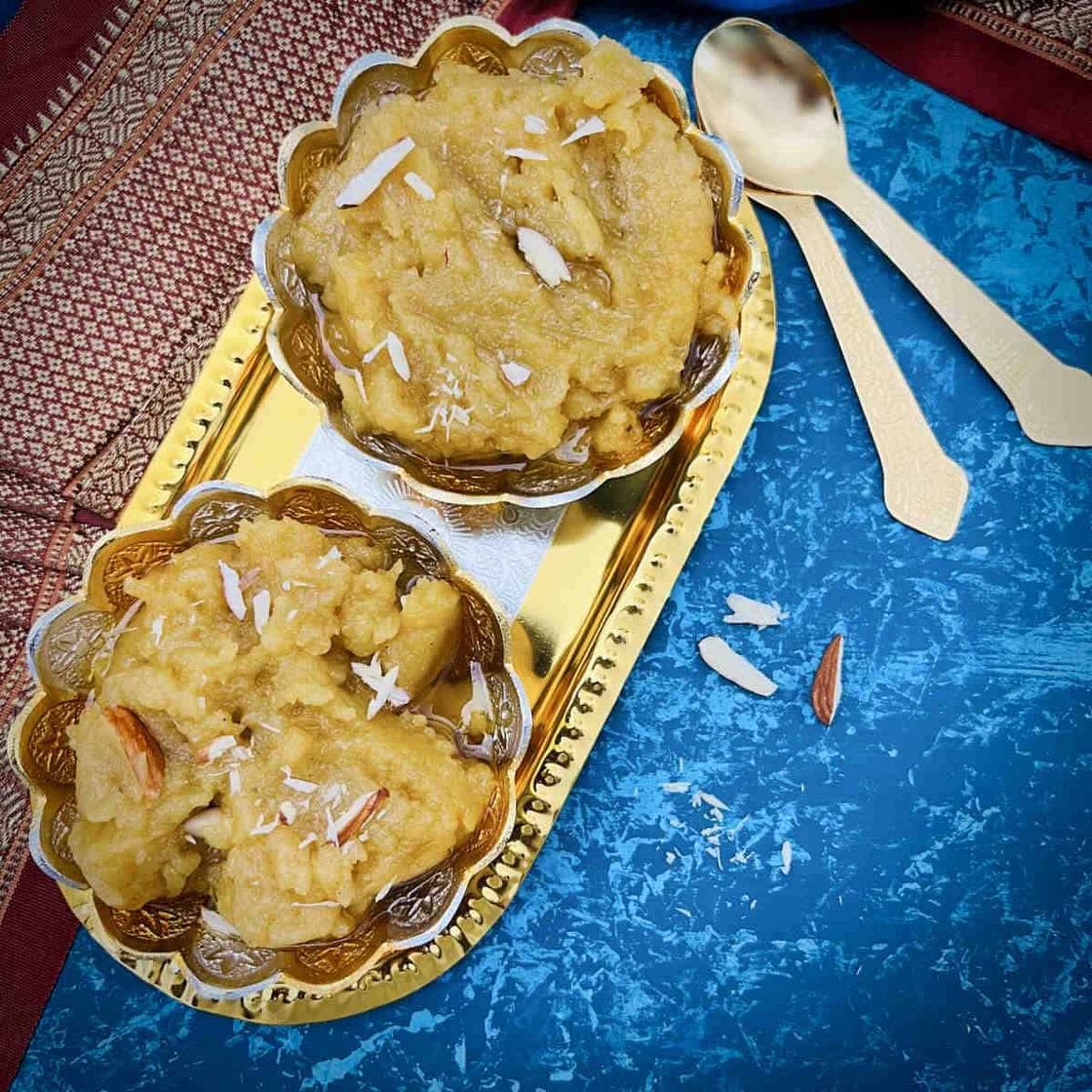 Moong Dal Halwa in Instant Pot