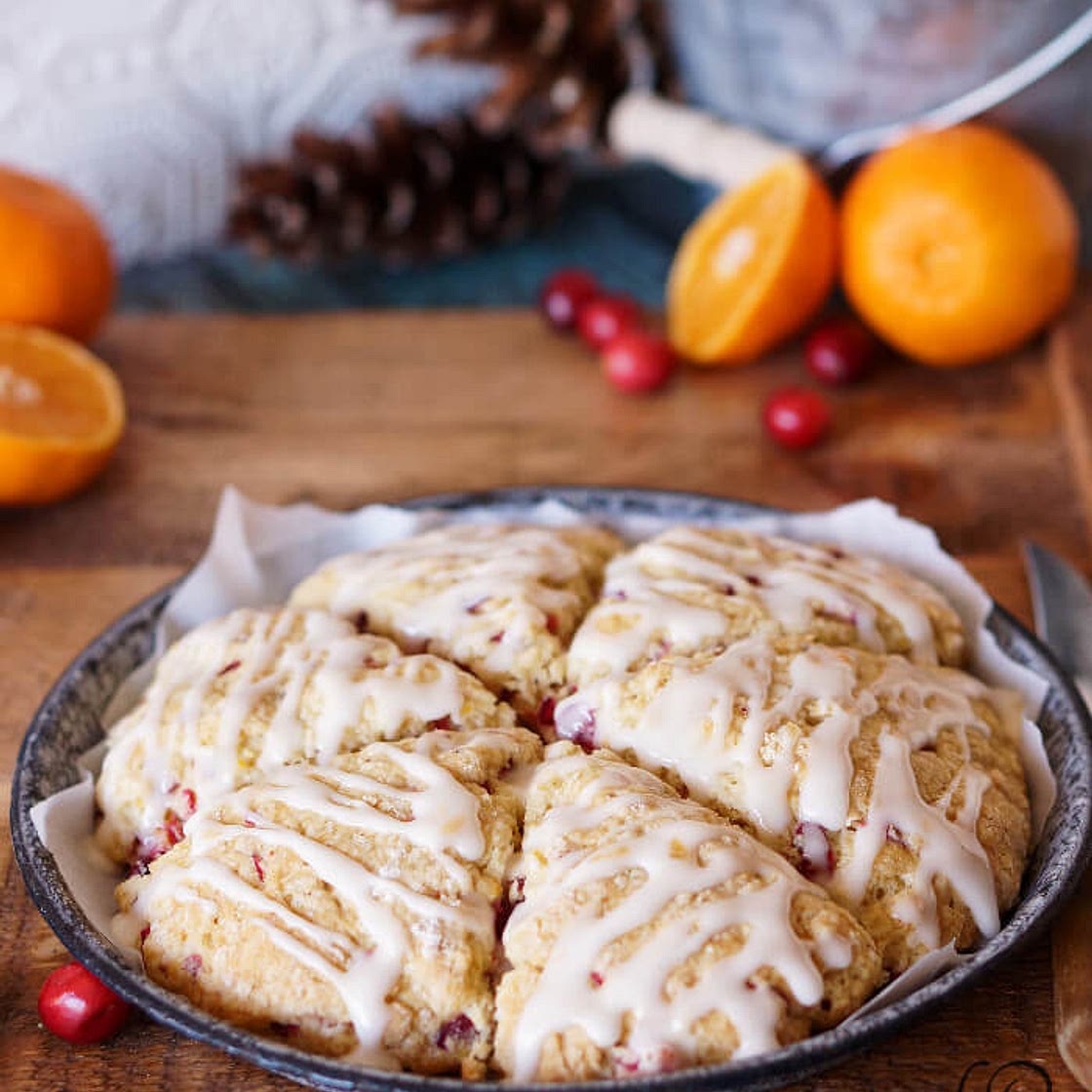 Cranberry Orange Scones