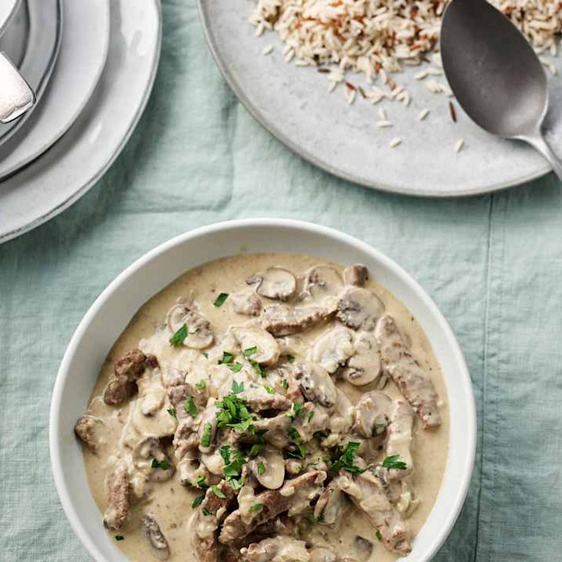 Beef Stroganoff