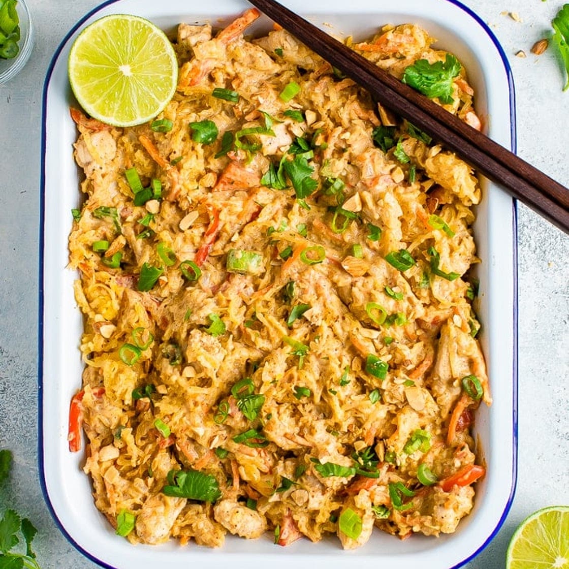 Spaghetti Squash Pad Thai
