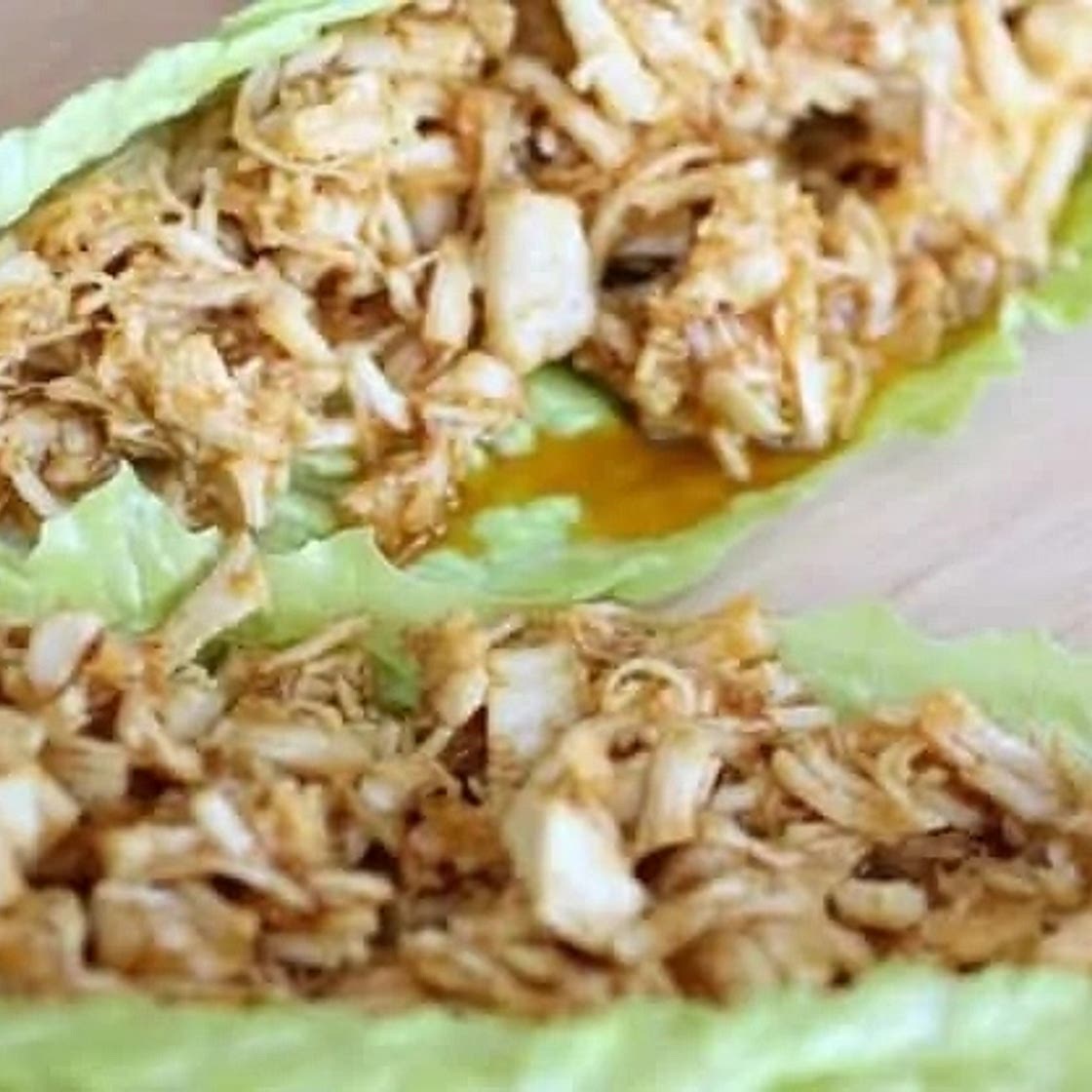 Keto Pulled Chicken Wraps