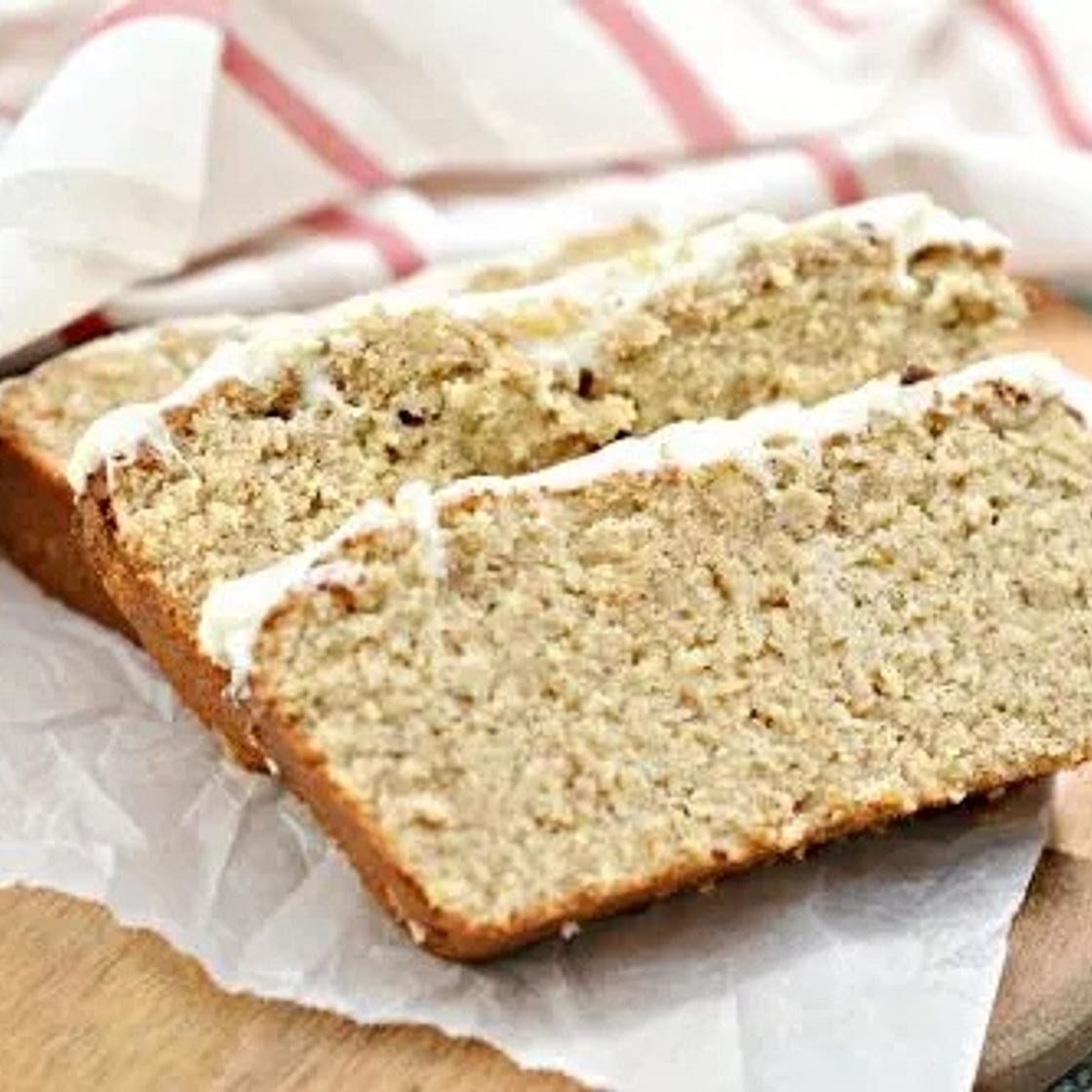 Keto Gingerbread Loaf with Cream Cheese Icing
