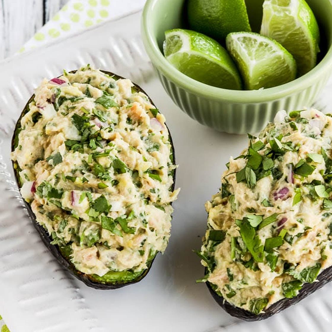 Tuna Stuffed Avocado