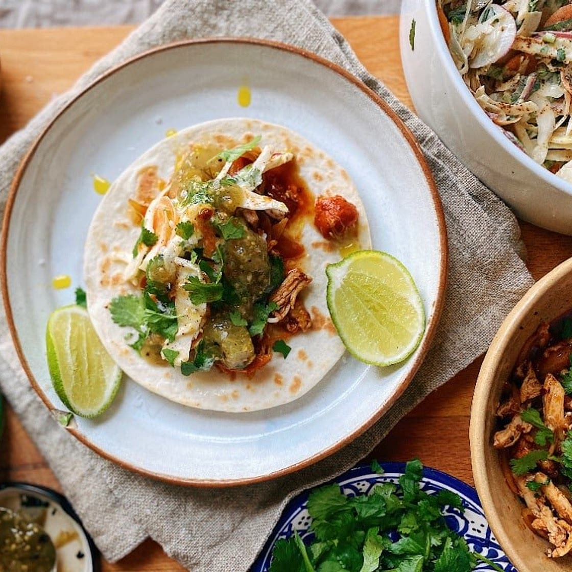 Easy Chicken & Chorizo Tacos