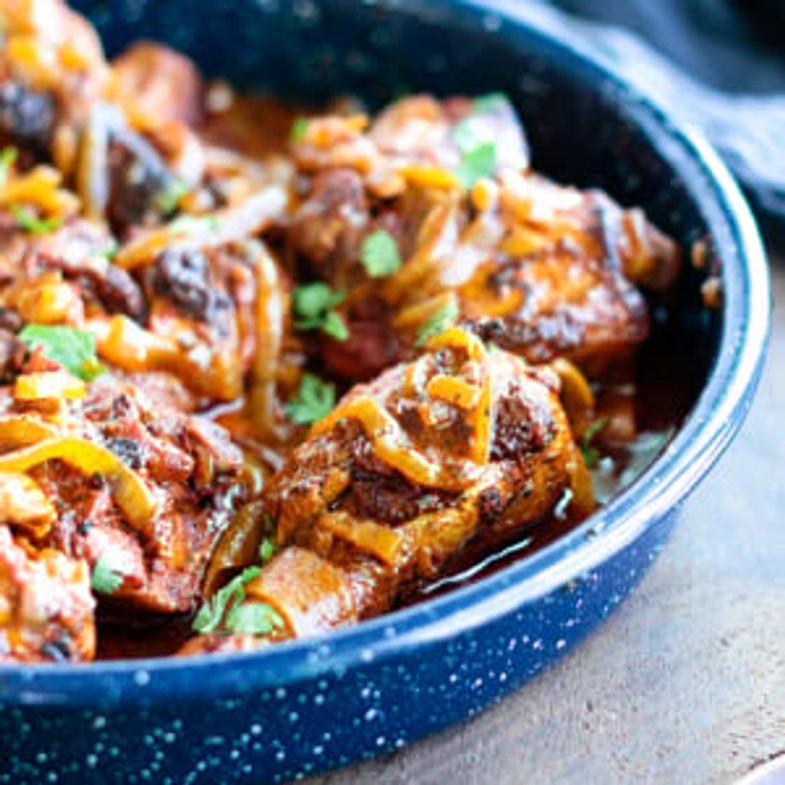 Belizean Stewed Chicken in the Instant Pot - Low Carb