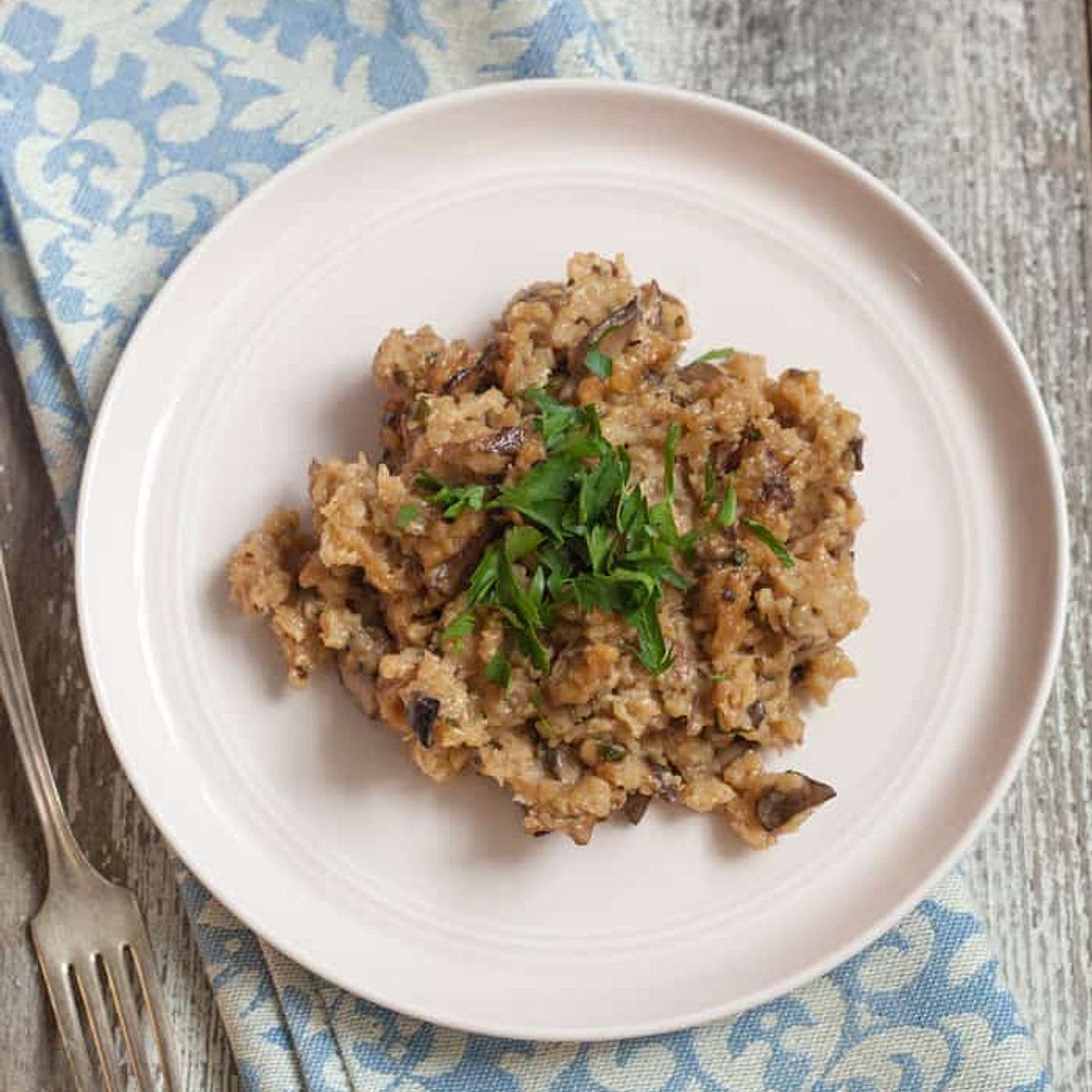 Mushroom Risotto | Instant Pot Recipe