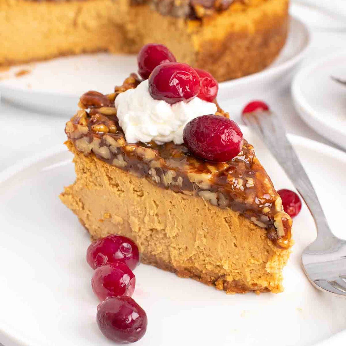 Pumpkin Praline Cheesecake