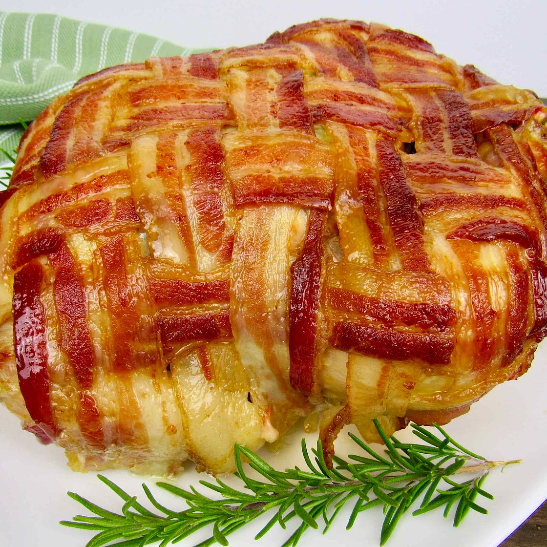 Bacon Wrapped Roasted Chicken