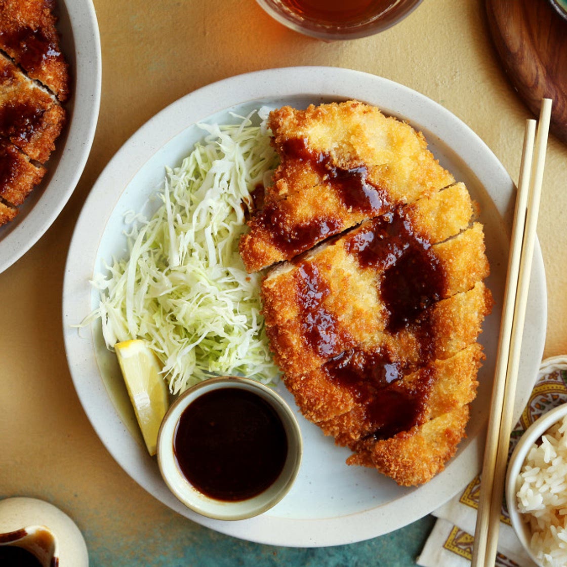 Crisp Panko Chicken Cutlets w/Tonkatsu Sauce