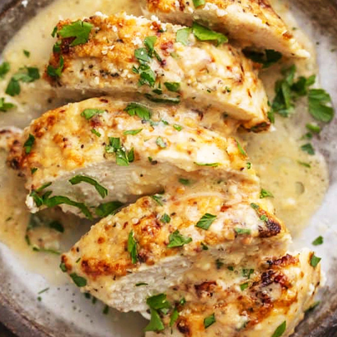 Baked Caesar Chicken Recipe