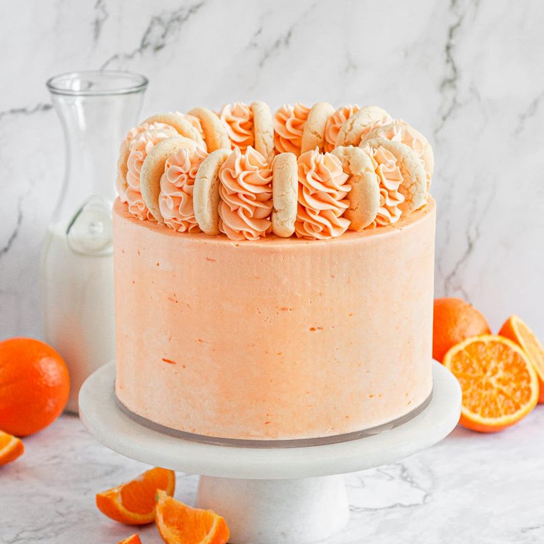 Gluten-Free Orange Creamsicle Cake (Dairy-Free)